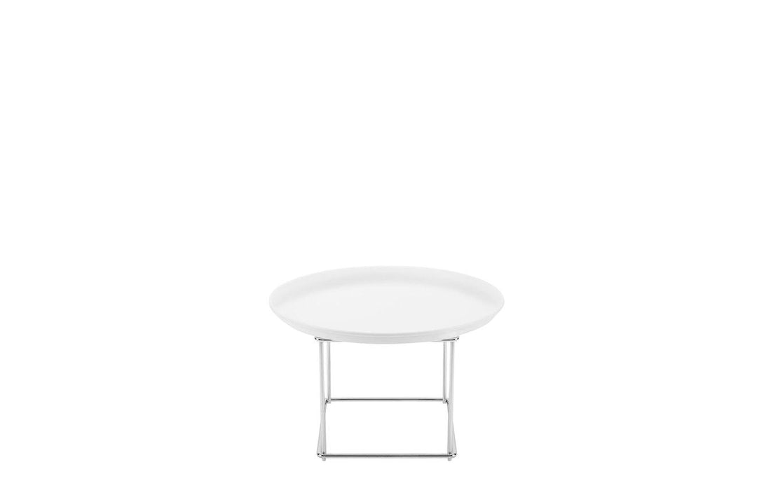 Bright Chromed / Chalk White Painted