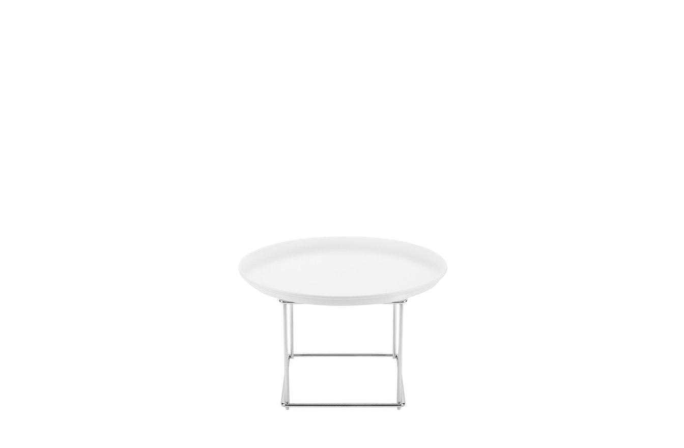 Fat-Fat Small Coffee Table - Chrome Frame-B&B Italia-Space Furniture SG
