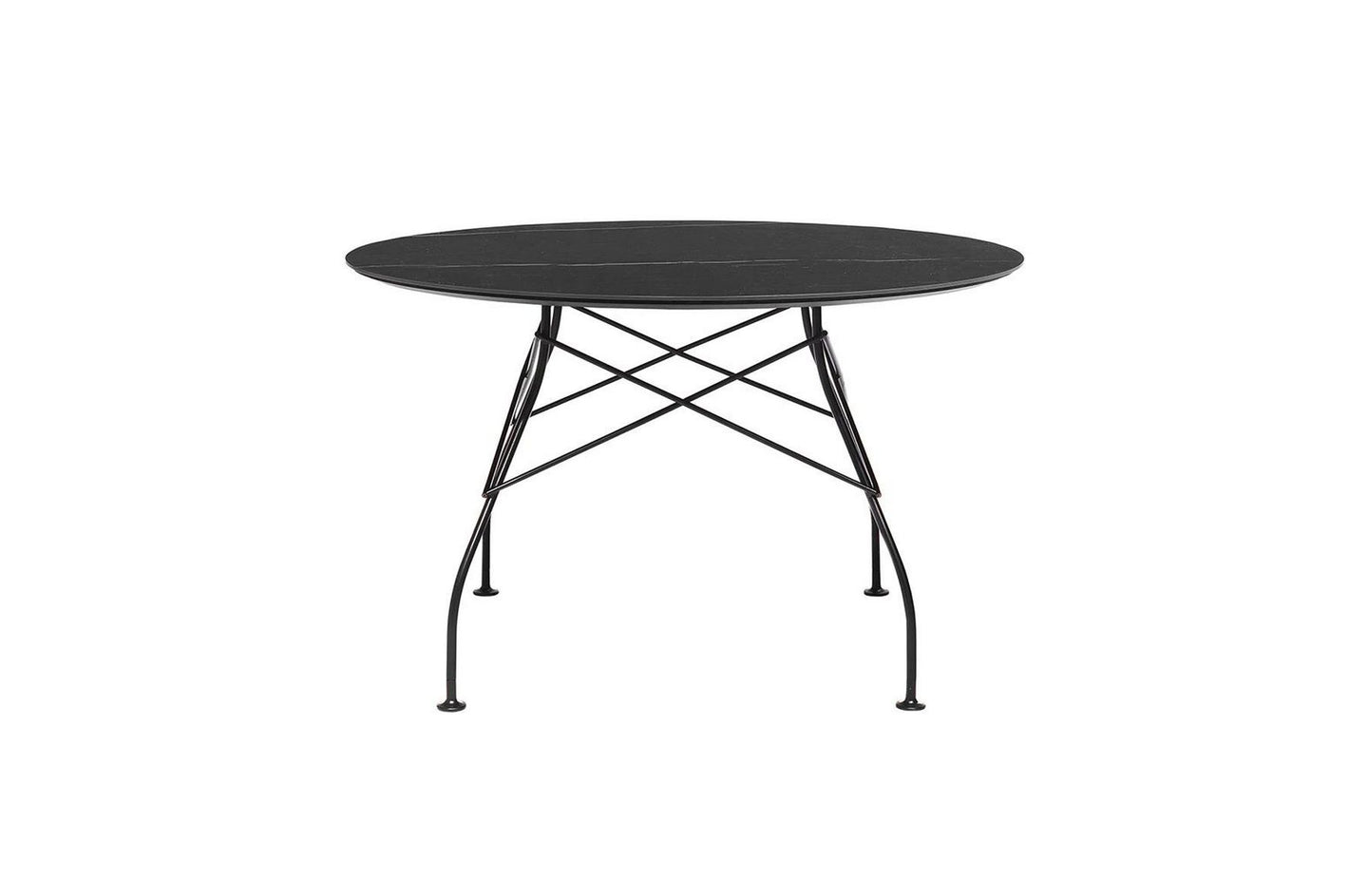Glossy Small Round Table - Stoneware-Kartell-Space Furniture SG
