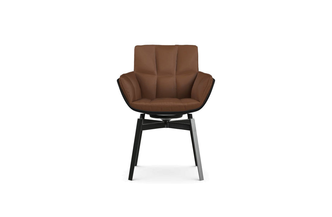 KOTO Cognac Leather / Anthracite Shell / Painted Black Chrome