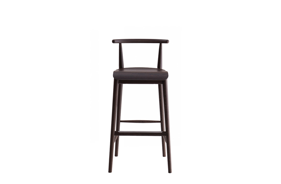 High Stool / Smoked Stained Oak / Smoked Stained Oak