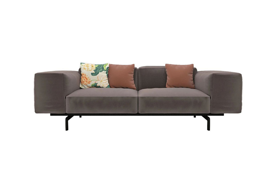 VELVET Dove Grey Fabric / Cushions Sold Separately