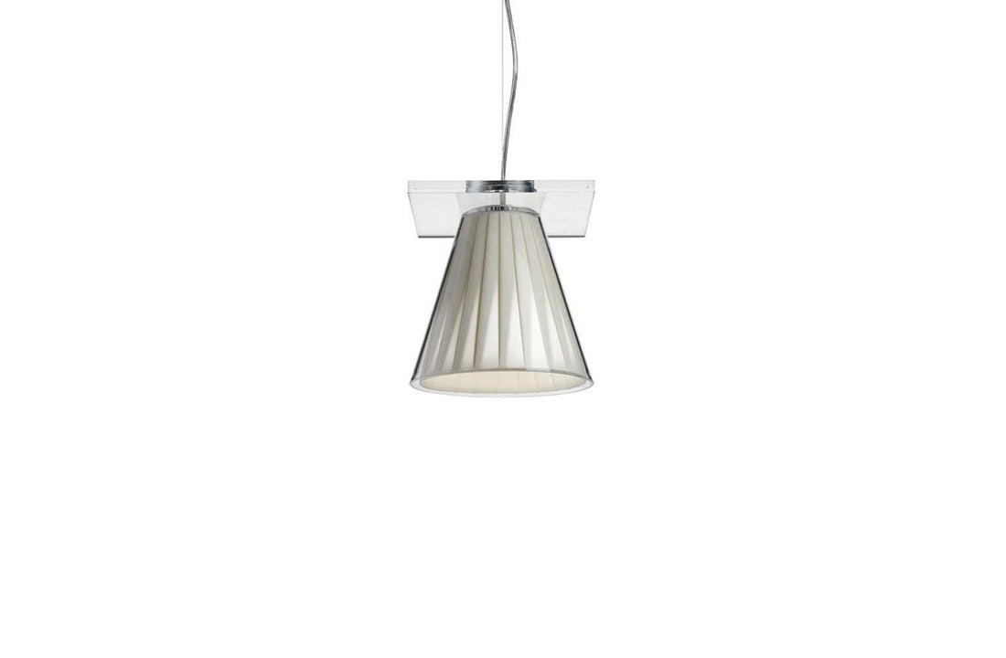 Transparent/Beige Plisse