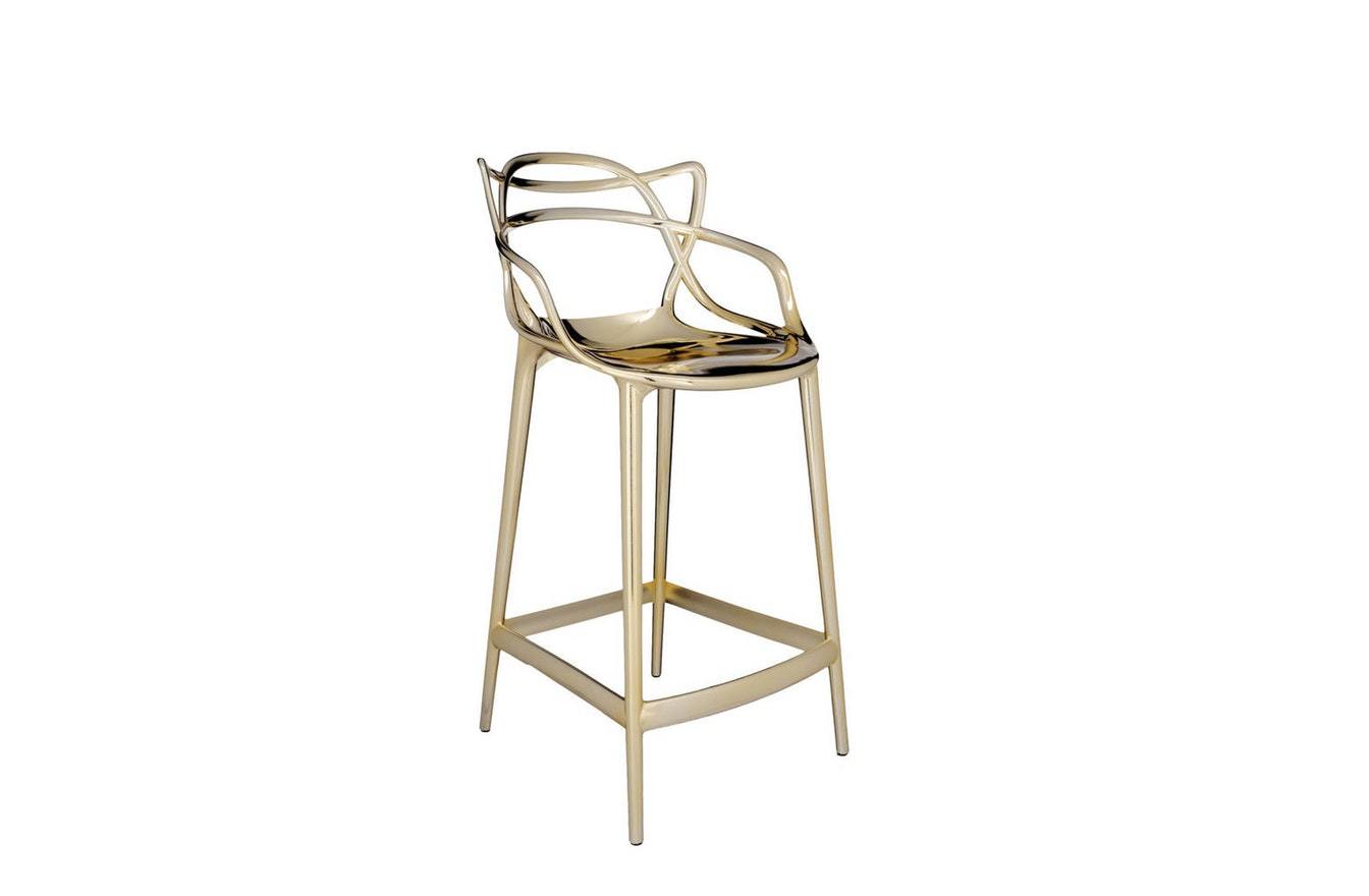 Masters Stool - Small Metallic-Kartell-Space Furniture SG
