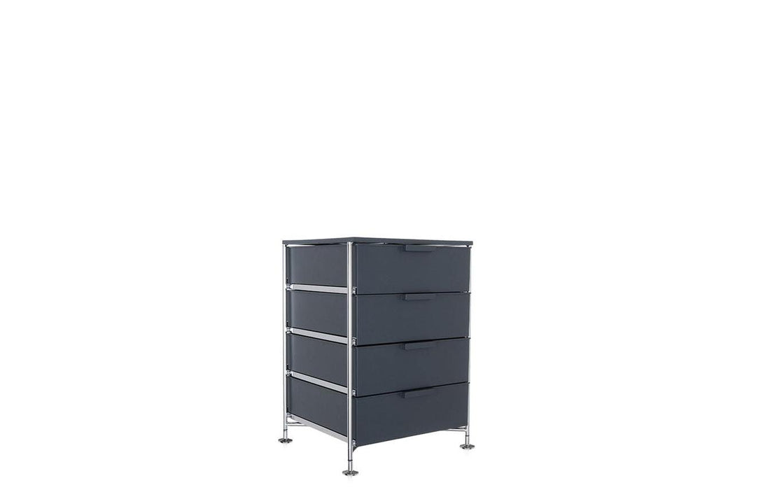 Mobil Chest of Drawers - 4 Containers - Feet-Kartell-Space Furniture SG