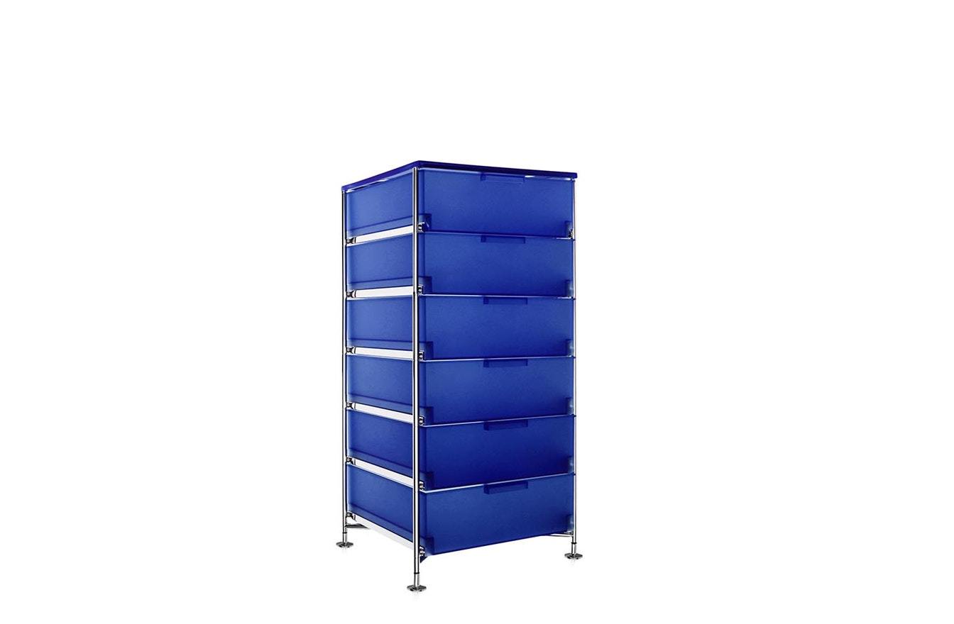 Mobil Chest of Drawers - 6 Containers - Feet-Kartell-Space Furniture SG
