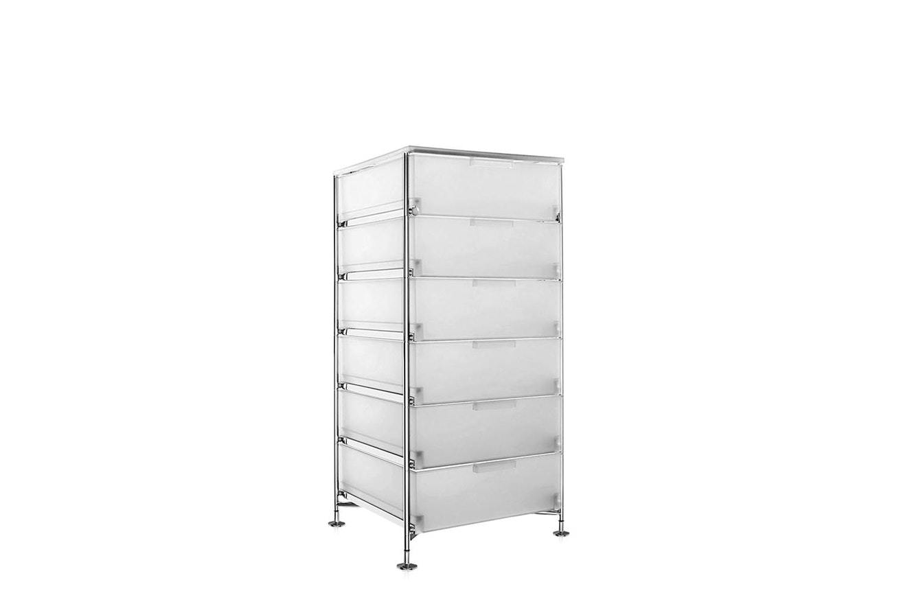 Mobil Chest of Drawers - 6 Containers - Feet-Kartell-Space Furniture SG
