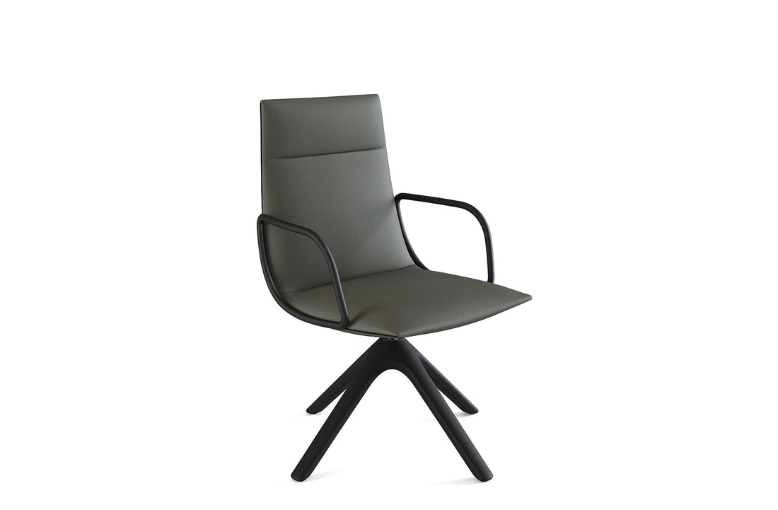 Noha Executive Chair - Wooden Base-Viccarbe-Space Furniture SG