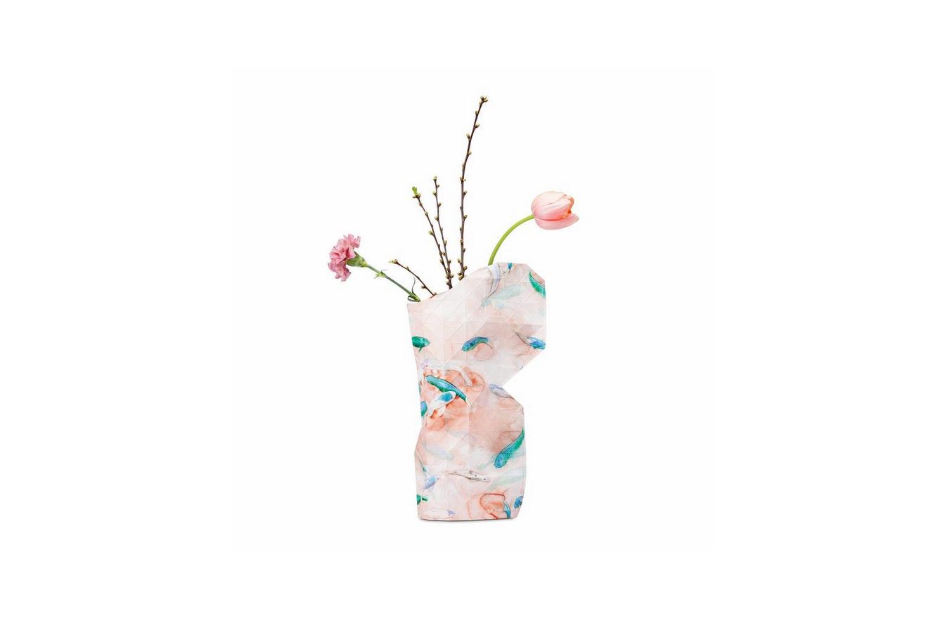 Paper Vase Cover - Pink Fish-Pepe Heykoop-Space Furniture SG
