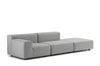 Plastics Outdoor 2 Seat Sofa with Right Ottoman-Kartell-Space Furniture SG
