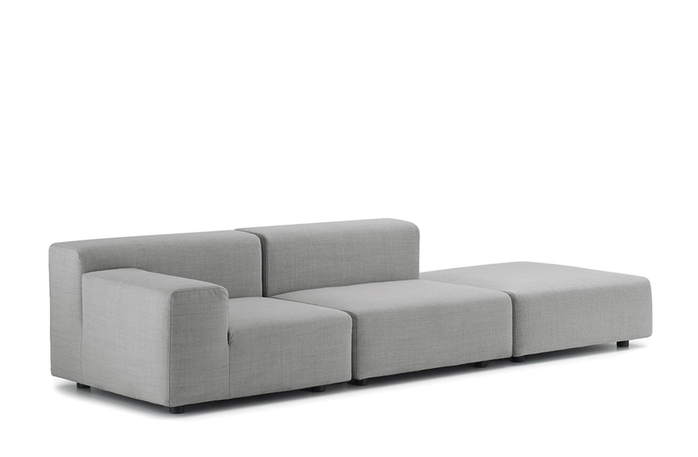 Plastics Outdoor 2 Seat Sofa with Right Ottoman-Kartell-Space Furniture SG

