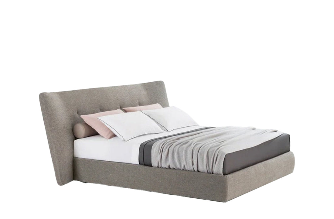 1x LMRV5R + 1x TERV5 / Bed with Tip Up Storage for 1800x2000mm Mattress (Sold Separately) / ARCADIA 06 Tortora Cat E Fabric Cover