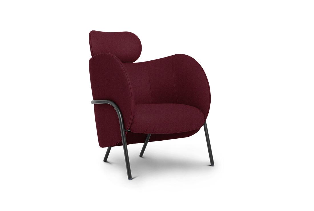 ROAH / Florence Bordeaux 02R0020/Adelaide Ruby Velvet /4 / Satin Black E02K