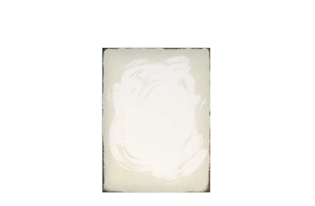 75x100 cm / Background in silver leaf