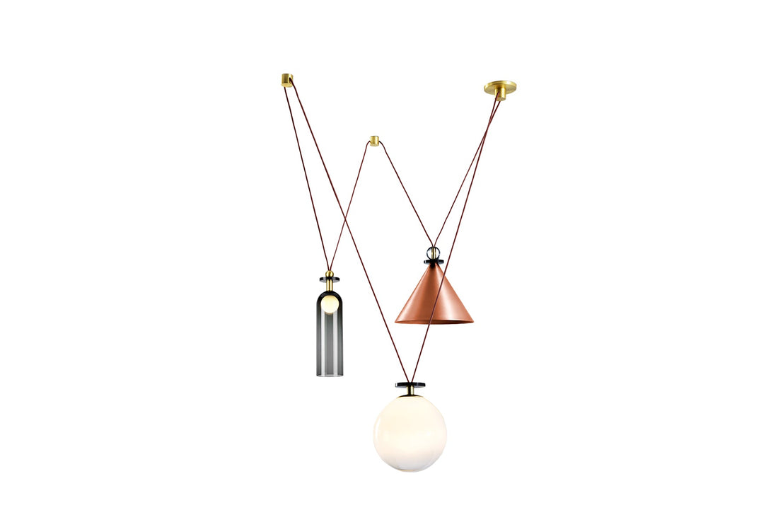 Shape Up 3-Piece Chandelier-Roll & Hill-Space Furniture SG