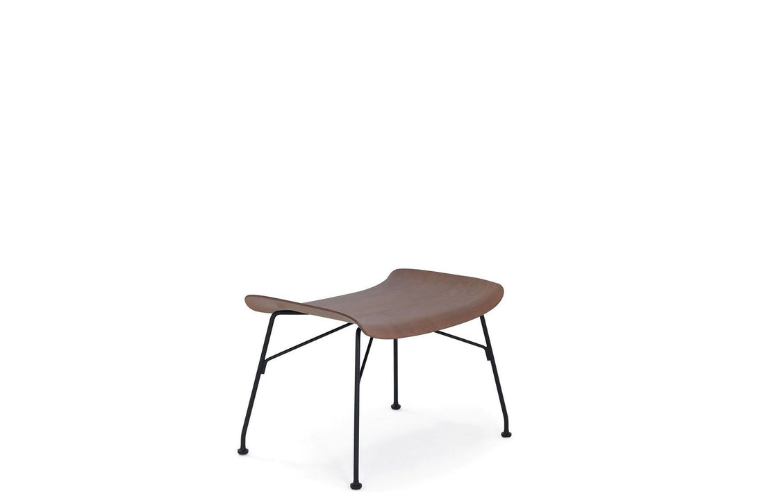 Slatted Ash Dark Wood/Black