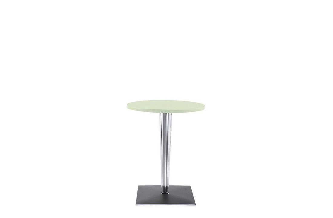 TopTop Small Round Table - Outdoor Top - Square Leg-Kartell-Space Furniture SG