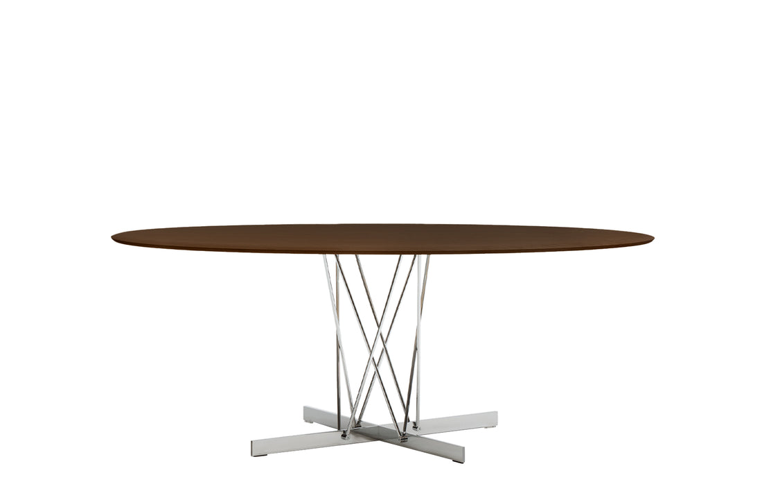 Walnut/Chrome